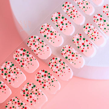Deck the Halls Semi Cured Gel Nail Sticker Kit (Christmas Limited Edition) | Sunday Nails AU