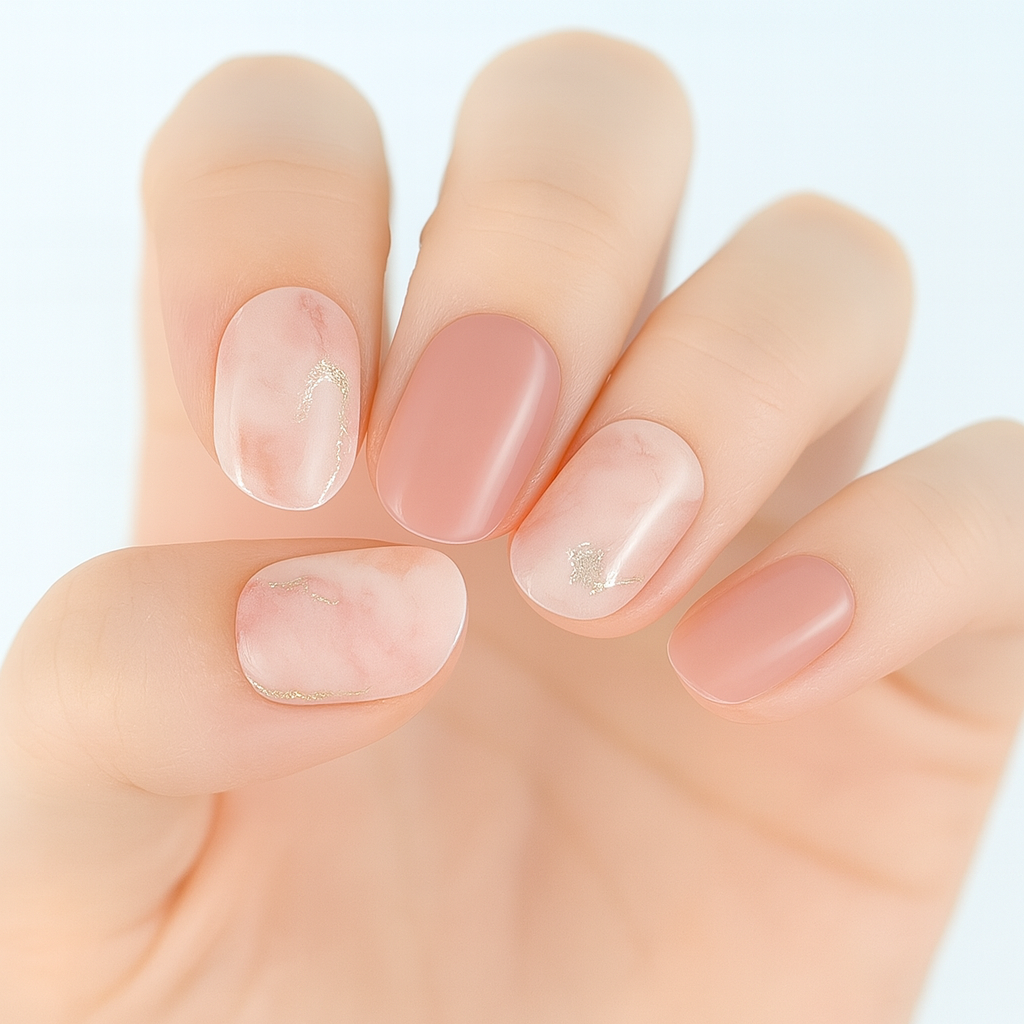 Aurora Semi Cured Gel Nail Sticker Kit