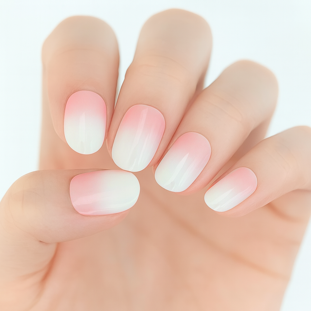 Faded Rose Semi Cured Gel Nail Sticker Kit