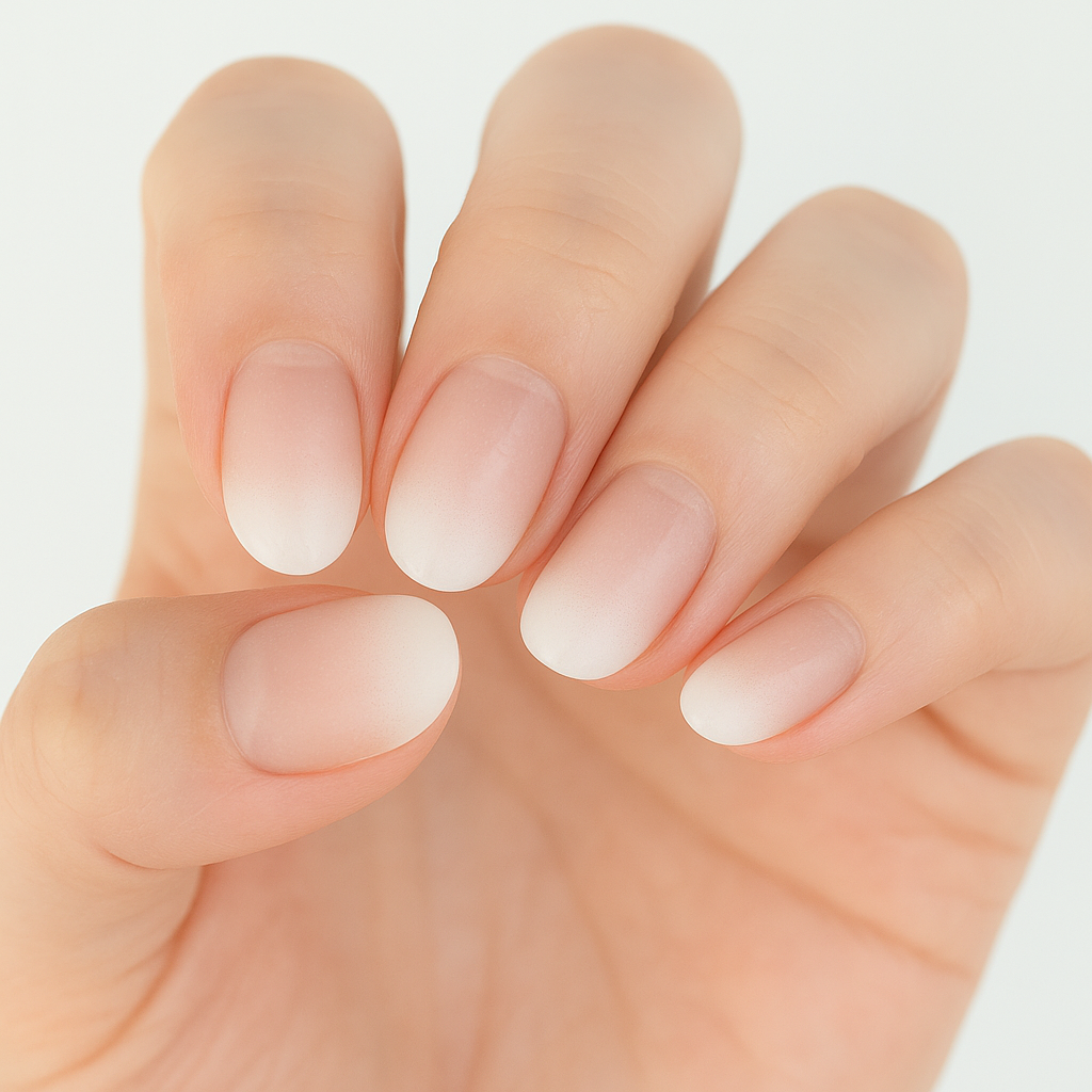 French Ombre Semi Cured Gel Nail Sticker Kit