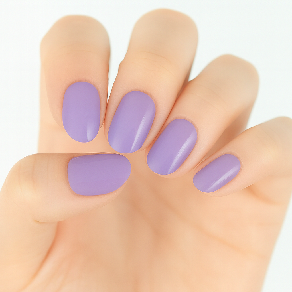 Lilac Semi Cured Gel Nail Sticker Kit