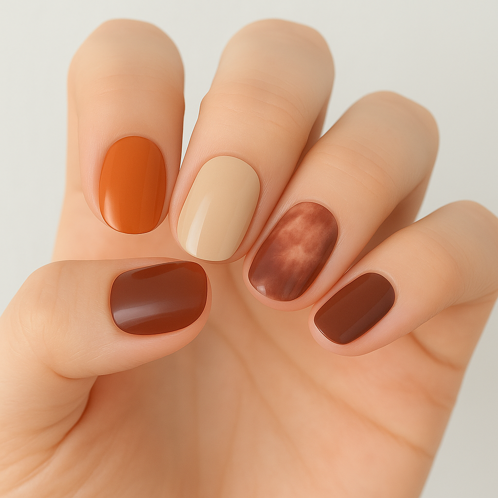 Marble Cake Semi Cured Gel Nail Sticker Kit