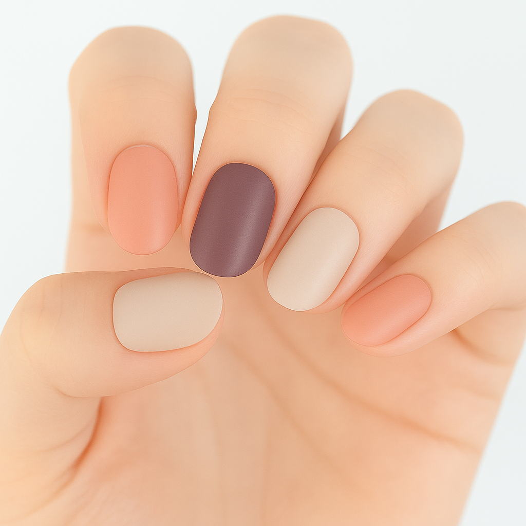 Shades of Nude Semi Cured Gel Nail Sticker Kit