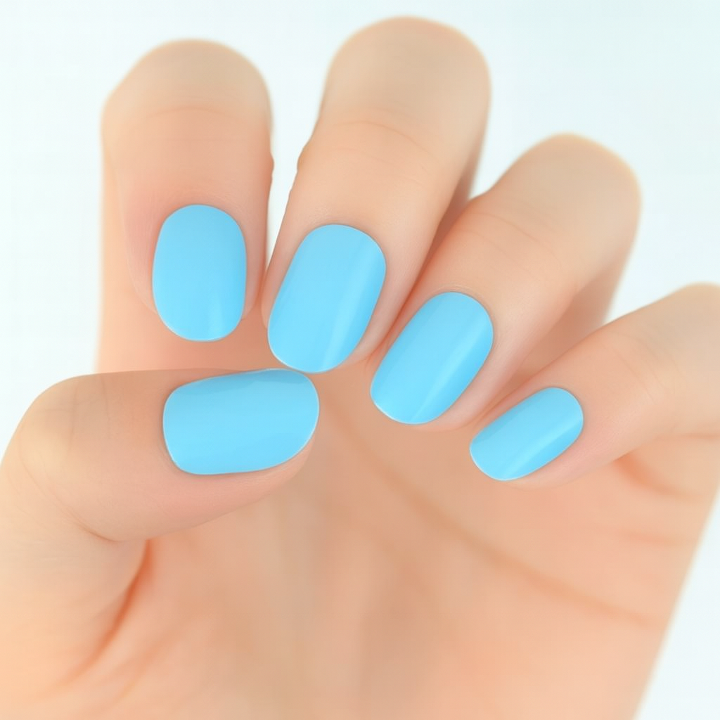 Sky Semi Cured Gel Nail Sticker Kit