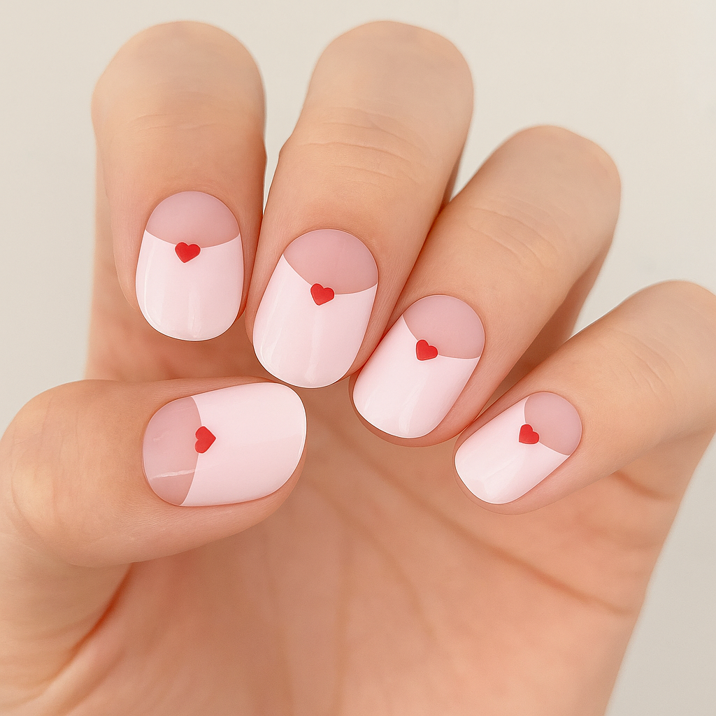 Valentine's Date Semi Cured Gel Nail Sticker Kit
